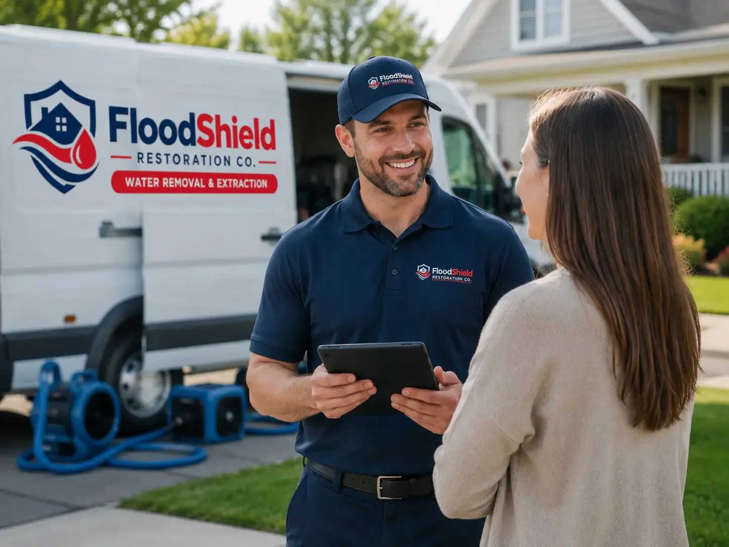 Emergency Flood Damage Control in Bergland, MI