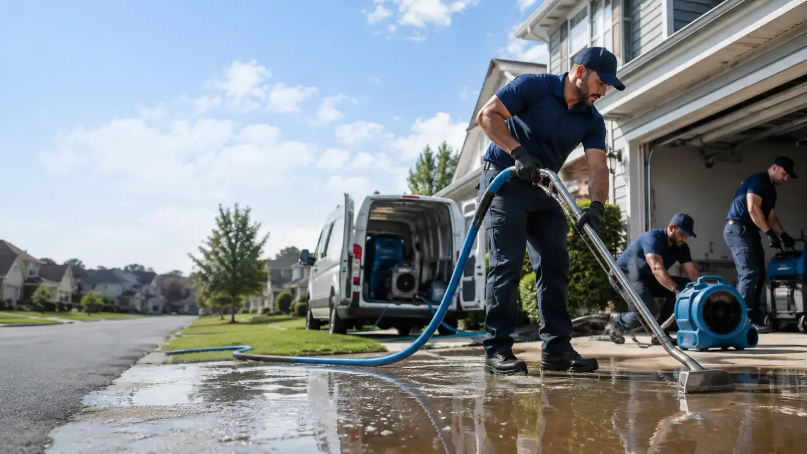Emergency Flood Damage Control in Bergland, MI